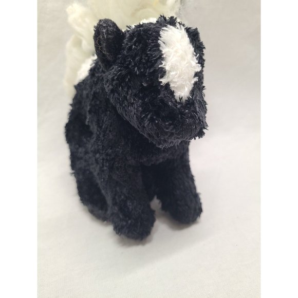 Douglas Cuddle Toys Skunk Stinky The Plush Stuffed Animal Realistic Black White - Picture 3 of 5